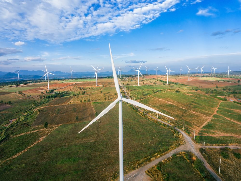 Wind turbines representing VForce smart wind turbine blade applications